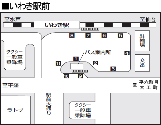 新常磐交通 売場窓口